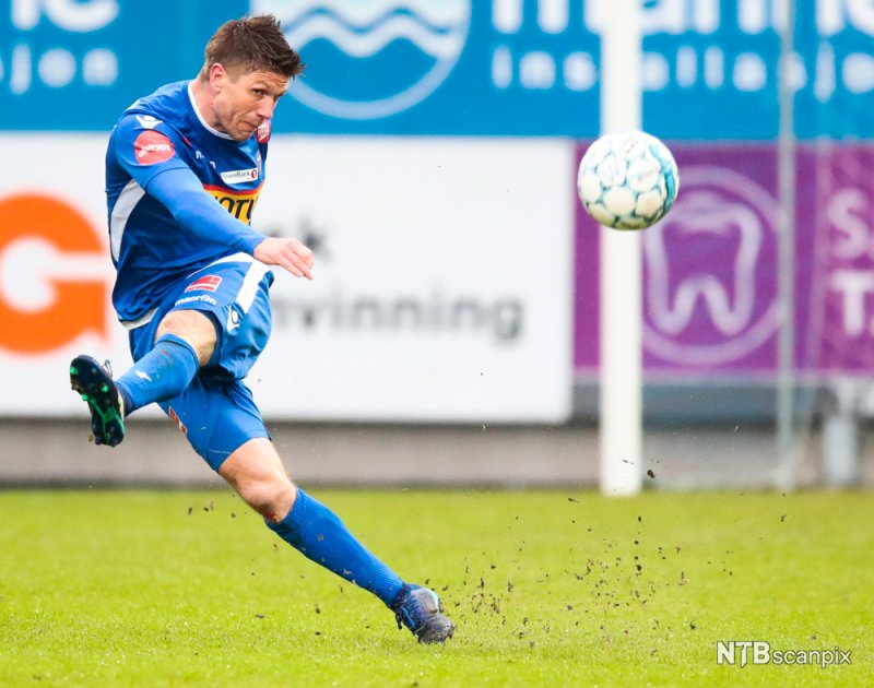 Erik Mjelde under en kamp mot Stabæk tidligere i år. Foto: Lise Åserud / NTB scanpix