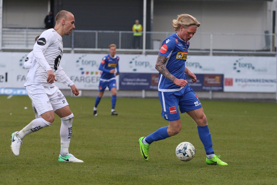 2-0: André Sødlund kom inn og avgjorde kampen med sin scoring. (Foto: Torstein Flåm)