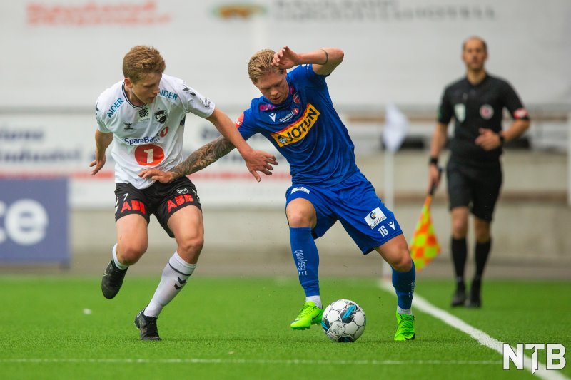 Andre Sødlund har en fartistid både i Sandefjord Fotball og Odd. Foto: Trond Reidar Teigen /NTB