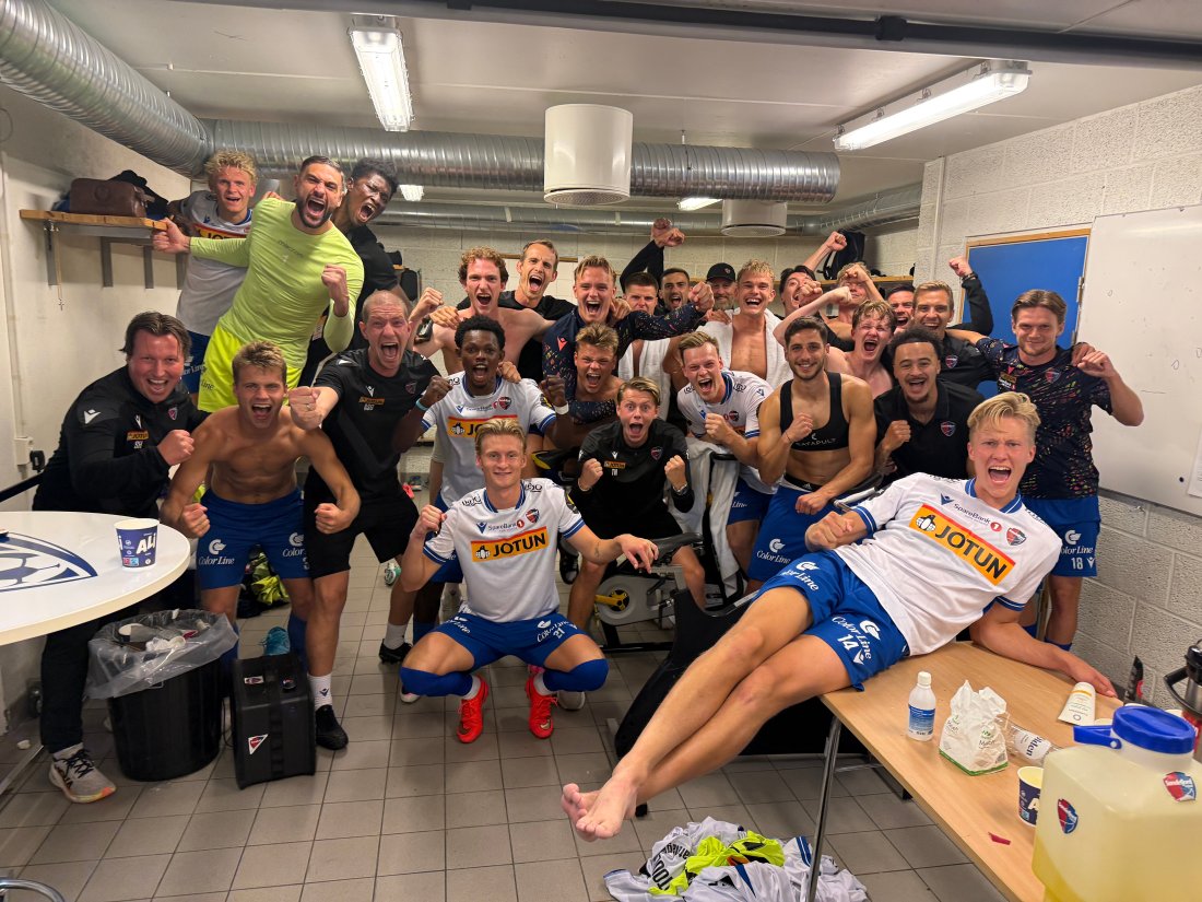 Det obligatoriske seiersbildet!