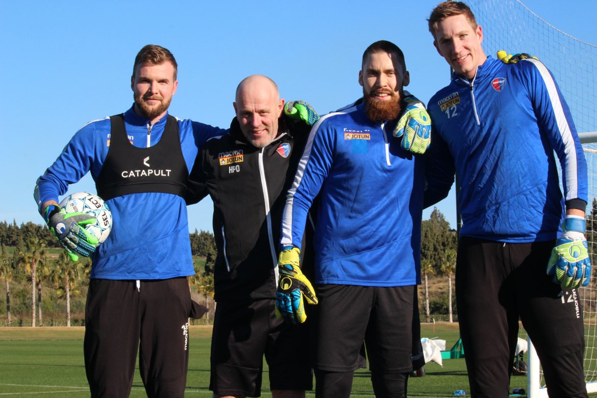 (MARBELLA: f.v Ingvar Jónsson, Hans Petter Neirebø Olsen, Marius Berntzen og Eirik Holmen Johansen.