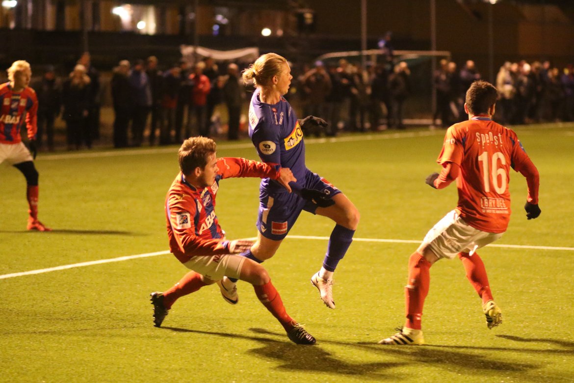 André Sødlund skapte problemer for Fram-forsvaret ved flere anledninger. (Foto: Torstein Flåm)
