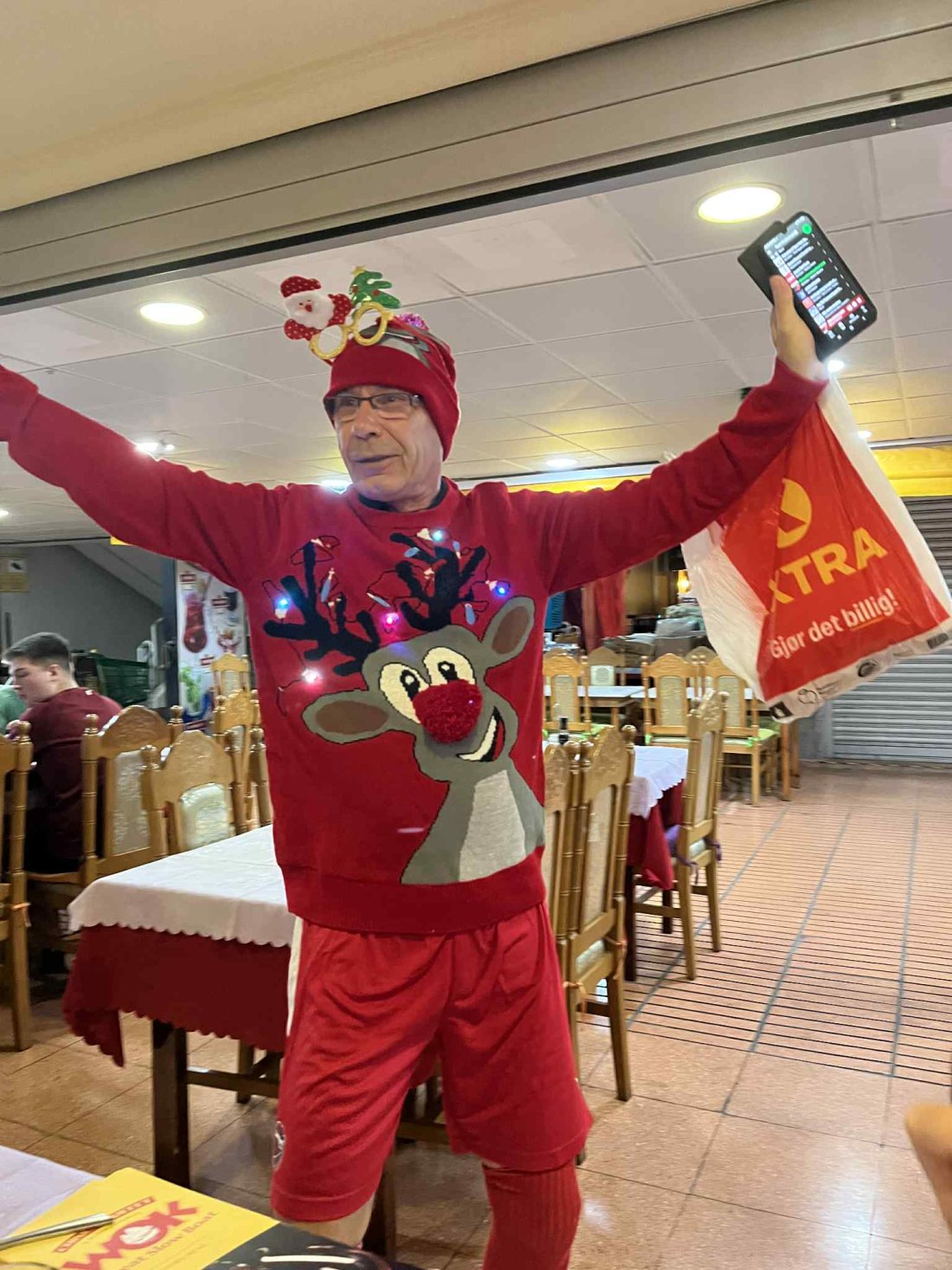 Frode Ris var ustoppelig i mål under trening.