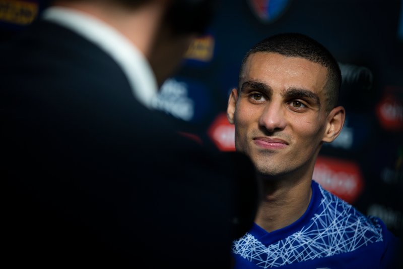 Sandefjords Mohamed Ofkir etter eliteseriekampen i fotball mellom Sandefjord og Aalesund på Release Arena.Foto: Trond Reidar Teigen / NTB