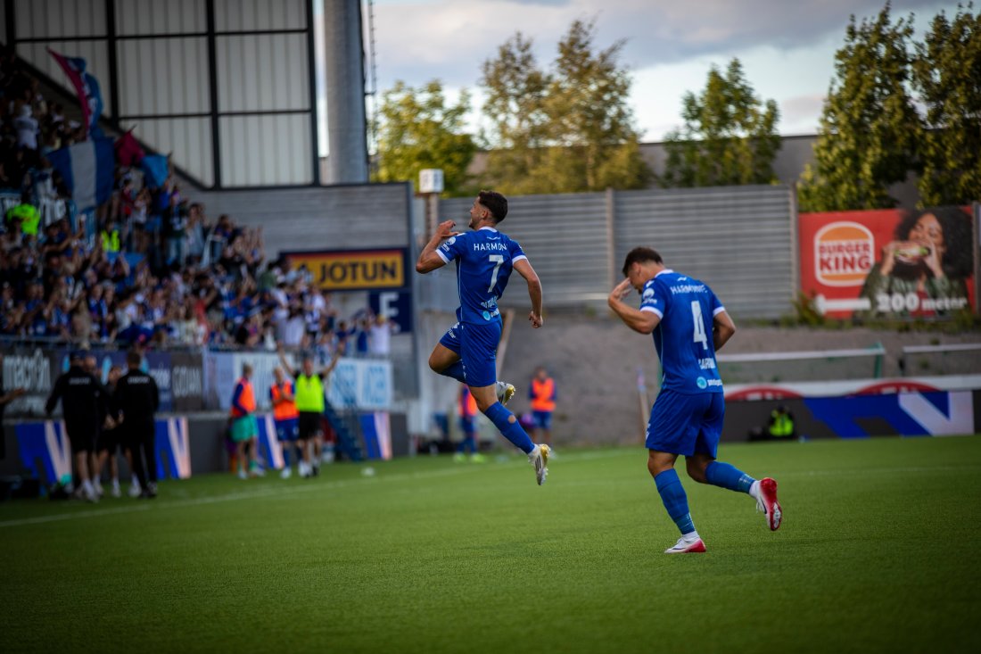 Evan har scoret en nydelig mål.