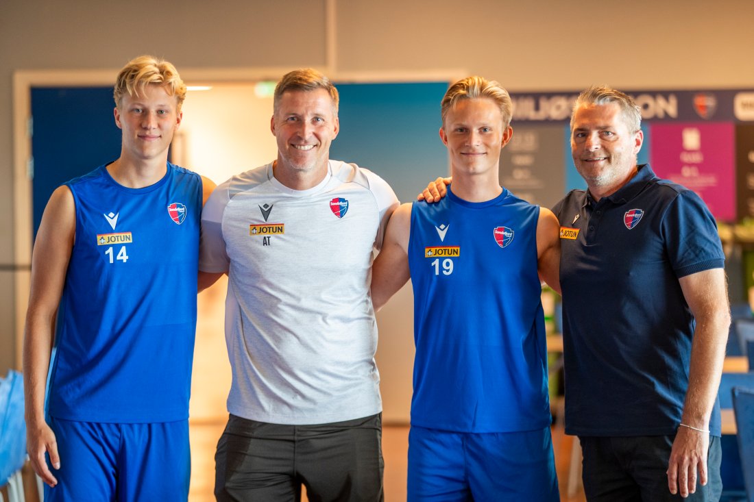 Edvard Sundbø Pettersen, Andreas Tegström, Bendik Berntsen og Ole Jonny Borgersen-Berg