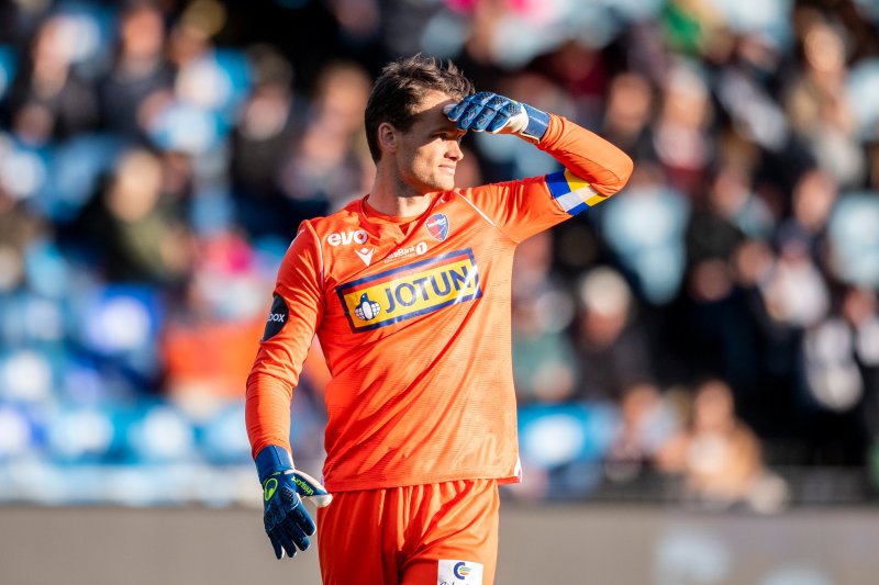 Sandefjords keeper Jacob Storevik er klar til dyst.Foto: Annika Byrde / NTB