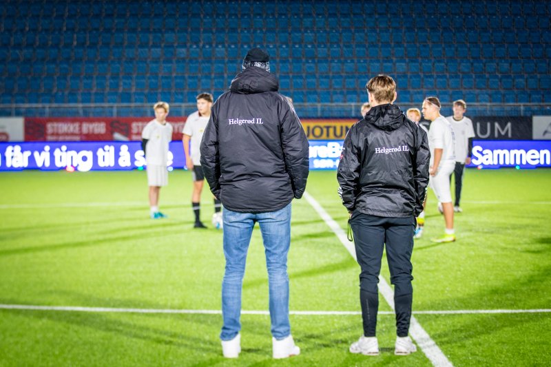 I 2025 så var det Helgerød/GØIF G15 som fikk sin drømmedag i samarbeid med SpareBank 1 Sør-Norge på Jotun Arena. Foto: Jørn Werner G. Horntvedt