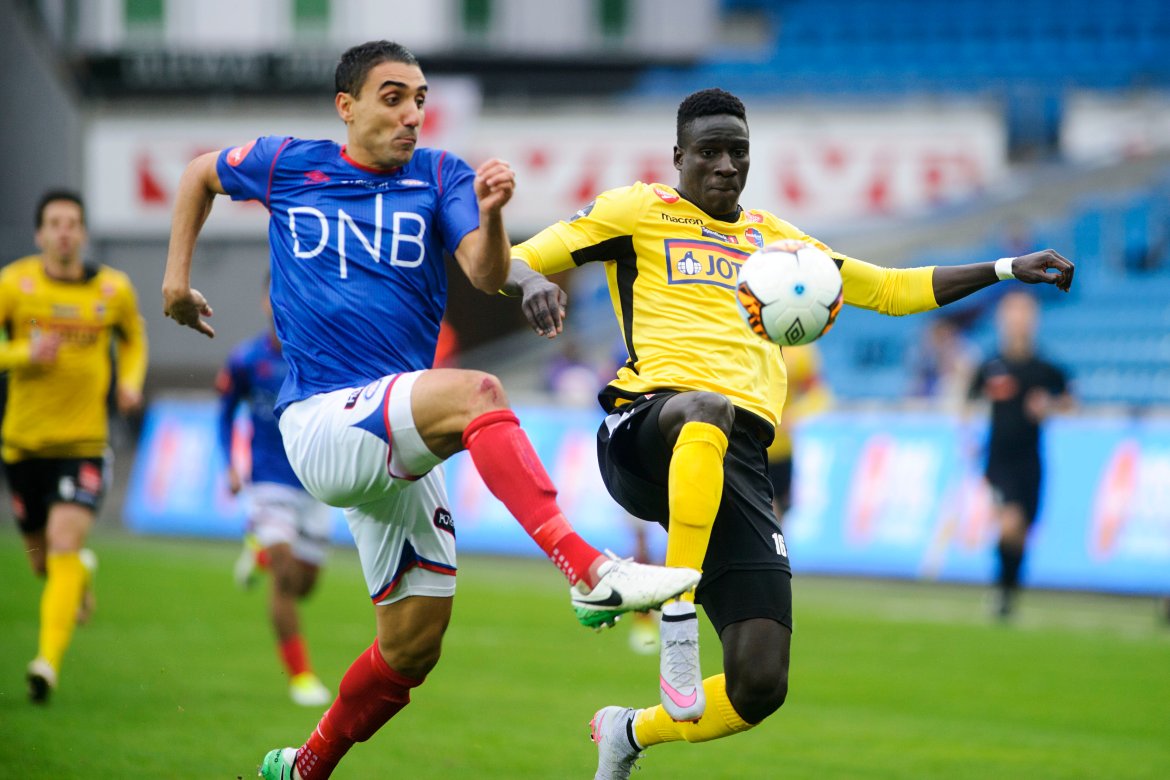 GANA KANE: El Hadji Gana Kane hadde god kontroll på Moa gjennom kampen. (Foto: Sjur Stølen/Digitalsport)
