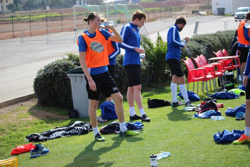 LA MANGA: Herman S. Nilsen under andre økt på La Manga.