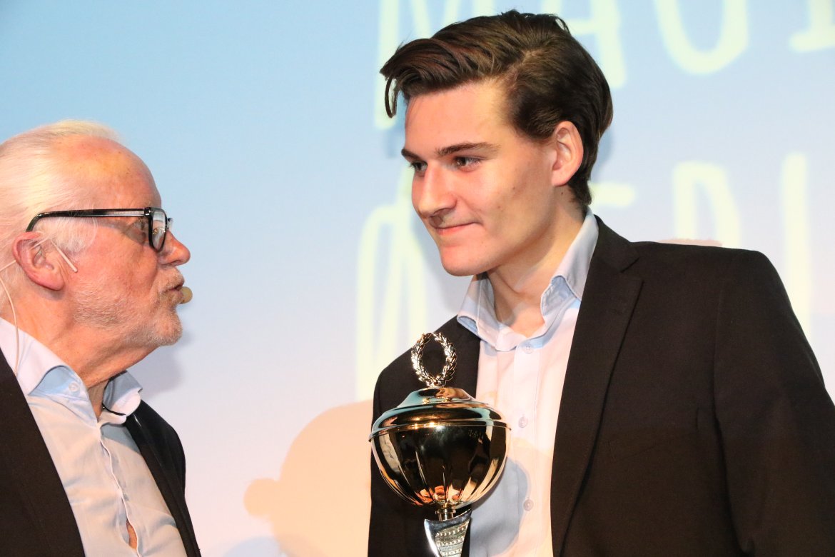 Årets unge spiller 2015: William Kurtovic. (Foto: Torstein Flåm)