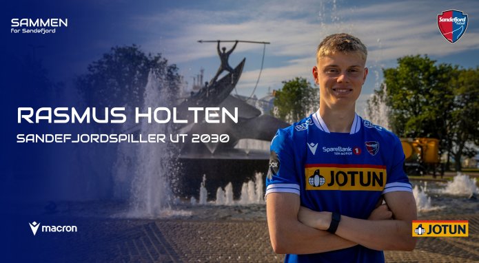 Rasmus Holten er Sandefjordspiller!